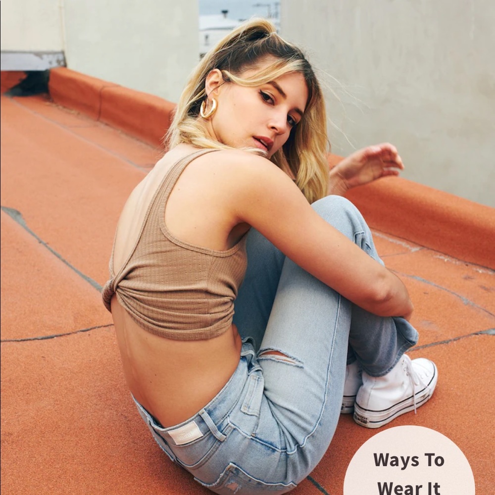 stacked vintage straight hollister jeans